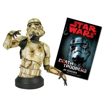 Star Wars Death Trooper Mini Bust with Paperback Novel